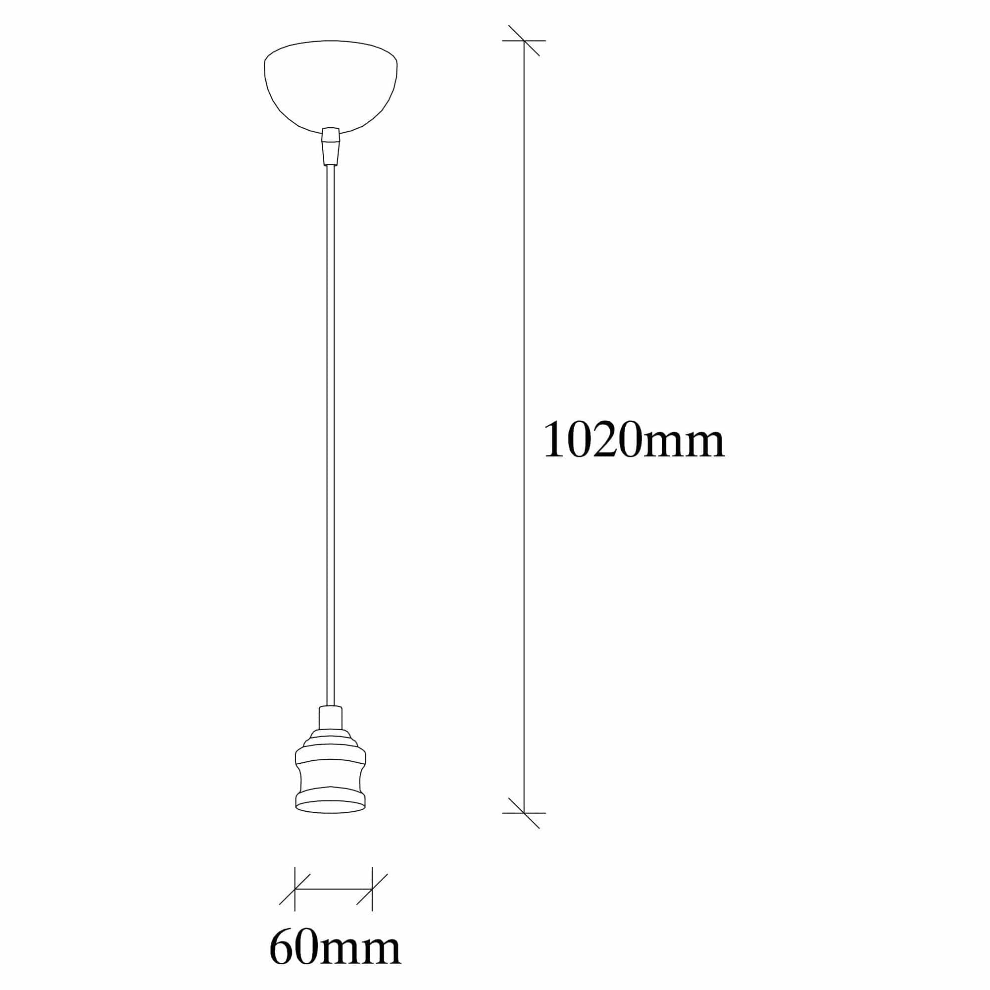 Lustra KABLUNI MR-910, negru, metal, 6x102 cm