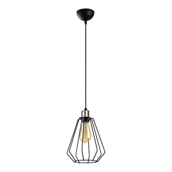 Lustra KESE 4536, negru, metal, 20x40-126 cm