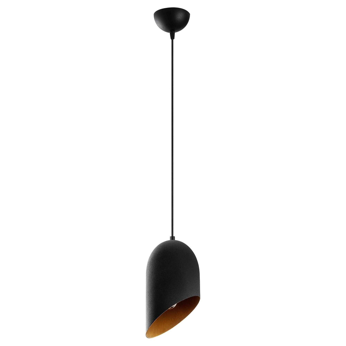 Lustra KESIK 6161, negru, metal, 12x36-122 cm