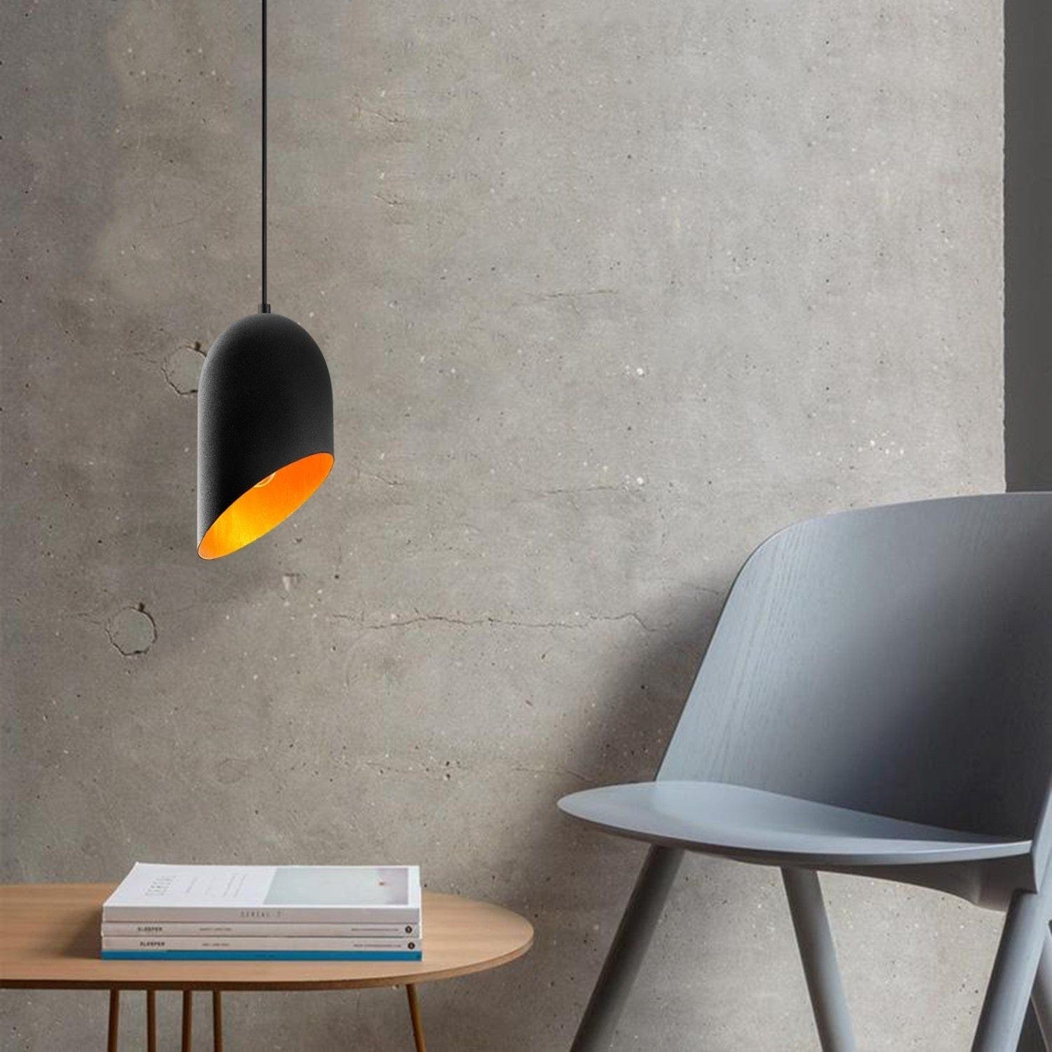 Lustra KESIK 6161, negru, metal, 12x36-122 cm