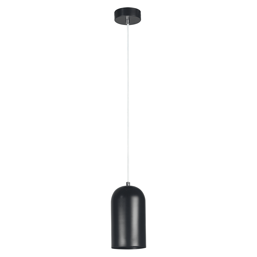Lustra LUKEN, negru, metal, 11x122 cm