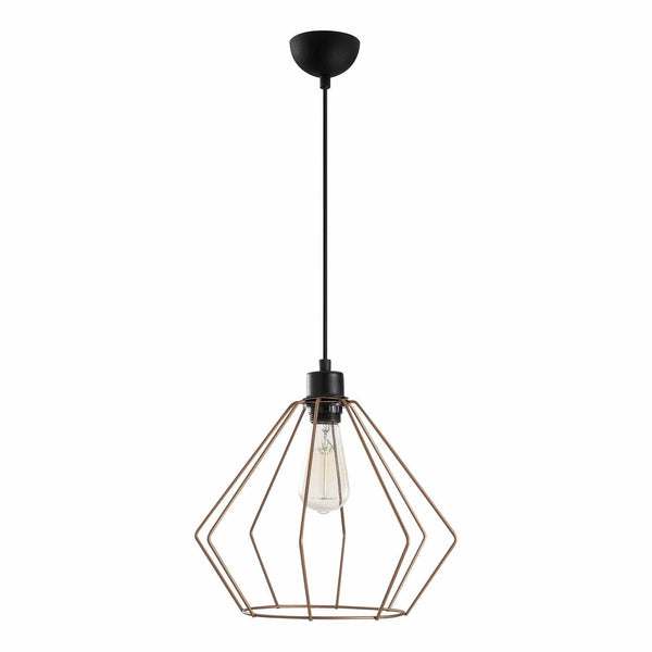 Lustra MADEN 4517, negru, metal, 33x40-126 cm