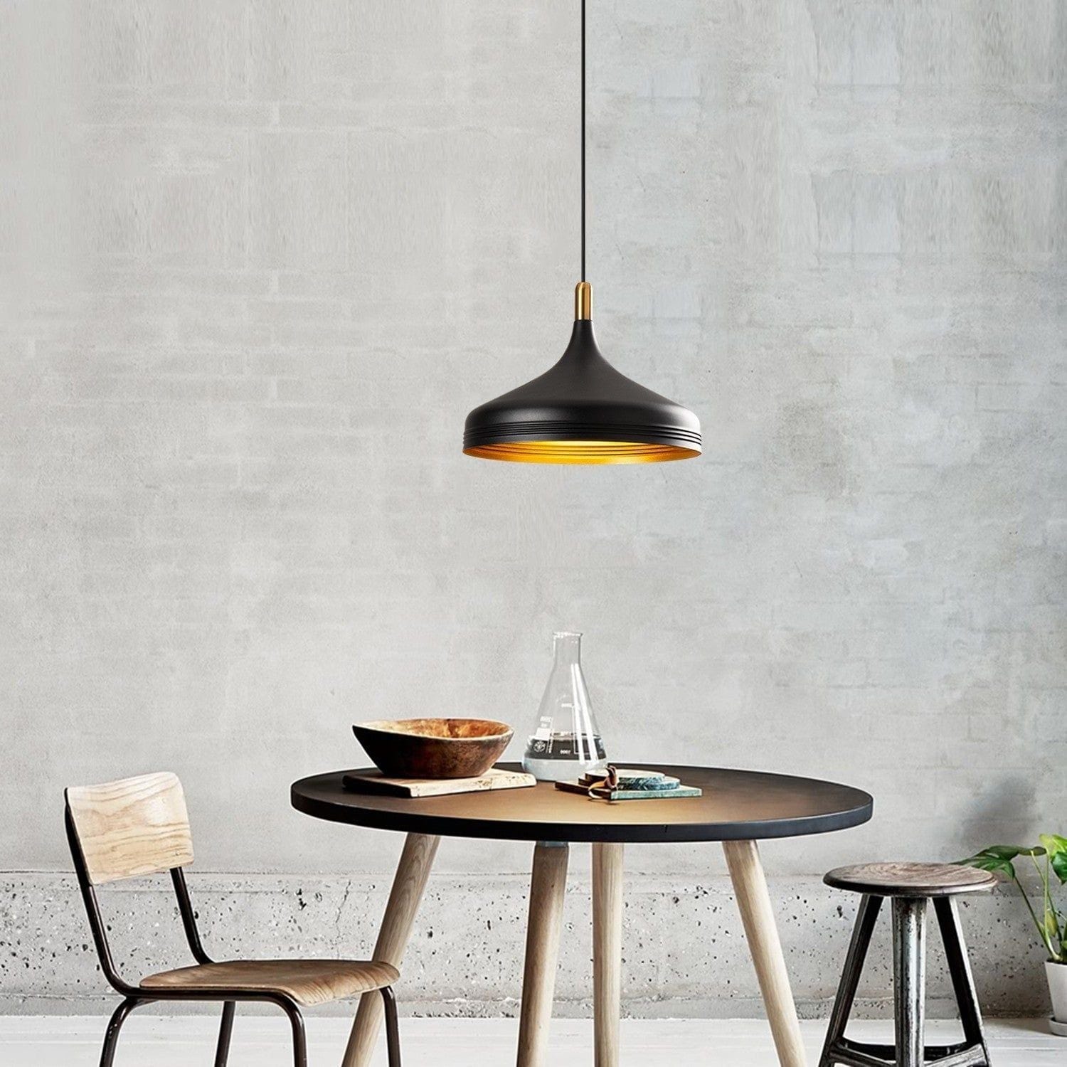 Lustra SAGLAM 3721, negru, metal, 36x38-124 cm