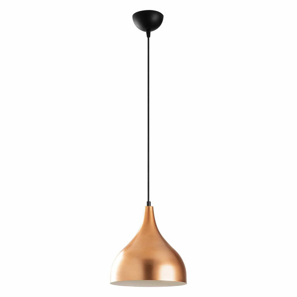 Lustra SAGLAM 3726, negru/cupru, metal, 26x40-126 cm
