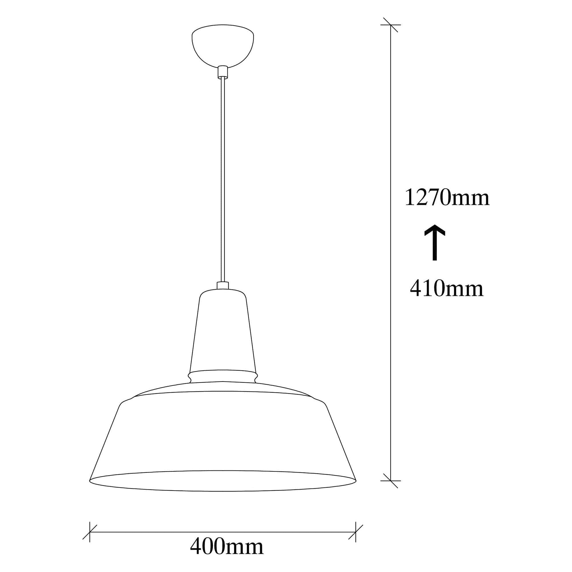 Lustra SAGLAM 3731, negru, metal, 40x41-127 cm