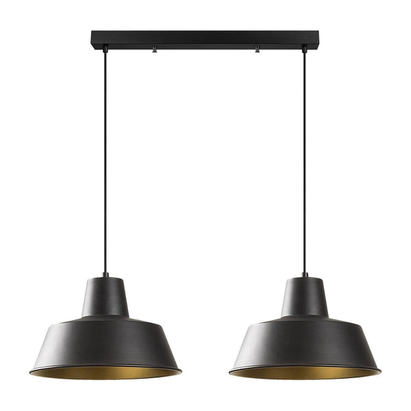 Lustra SAGLAM 3738, negru, metal, 62x30x38-120 cm