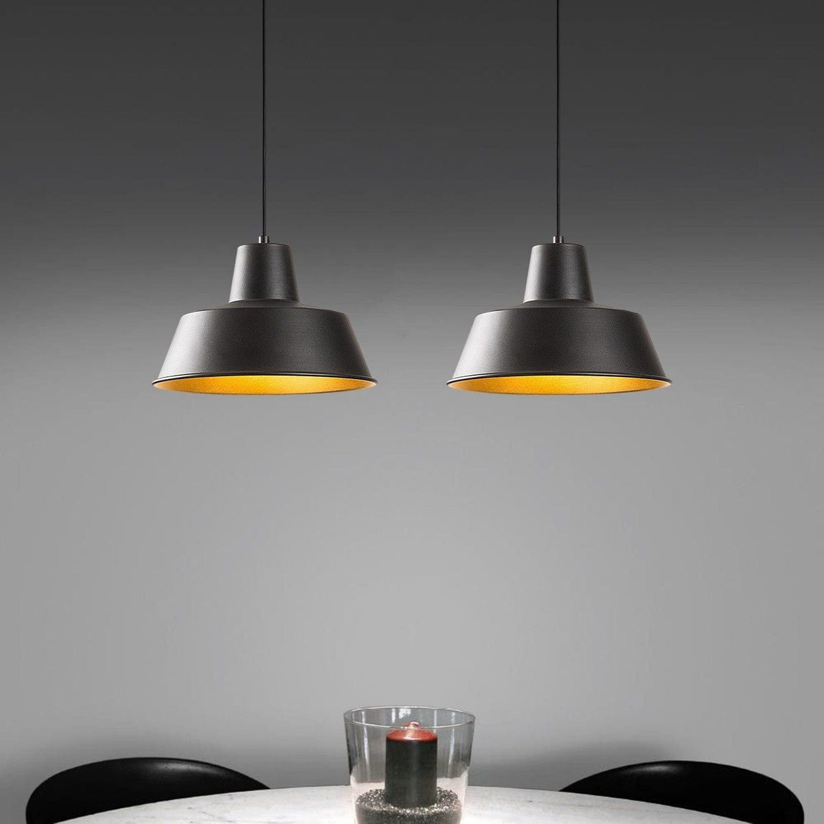 Lustra SAGLAM 3738, negru, metal, 62x30x38-120 cm