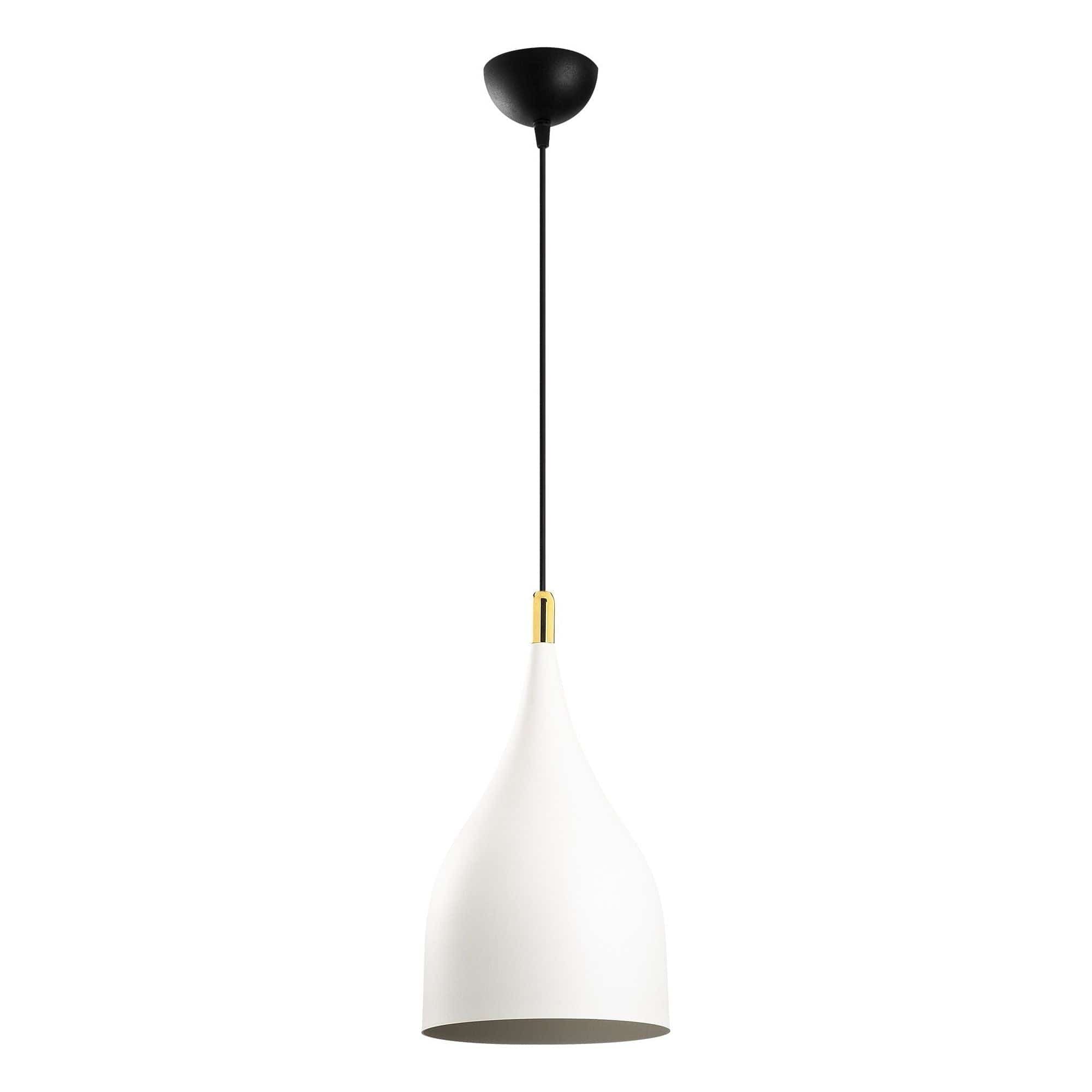 Lustra SAGLAM 3771, alb/negru, metal, 25x51-137 cm