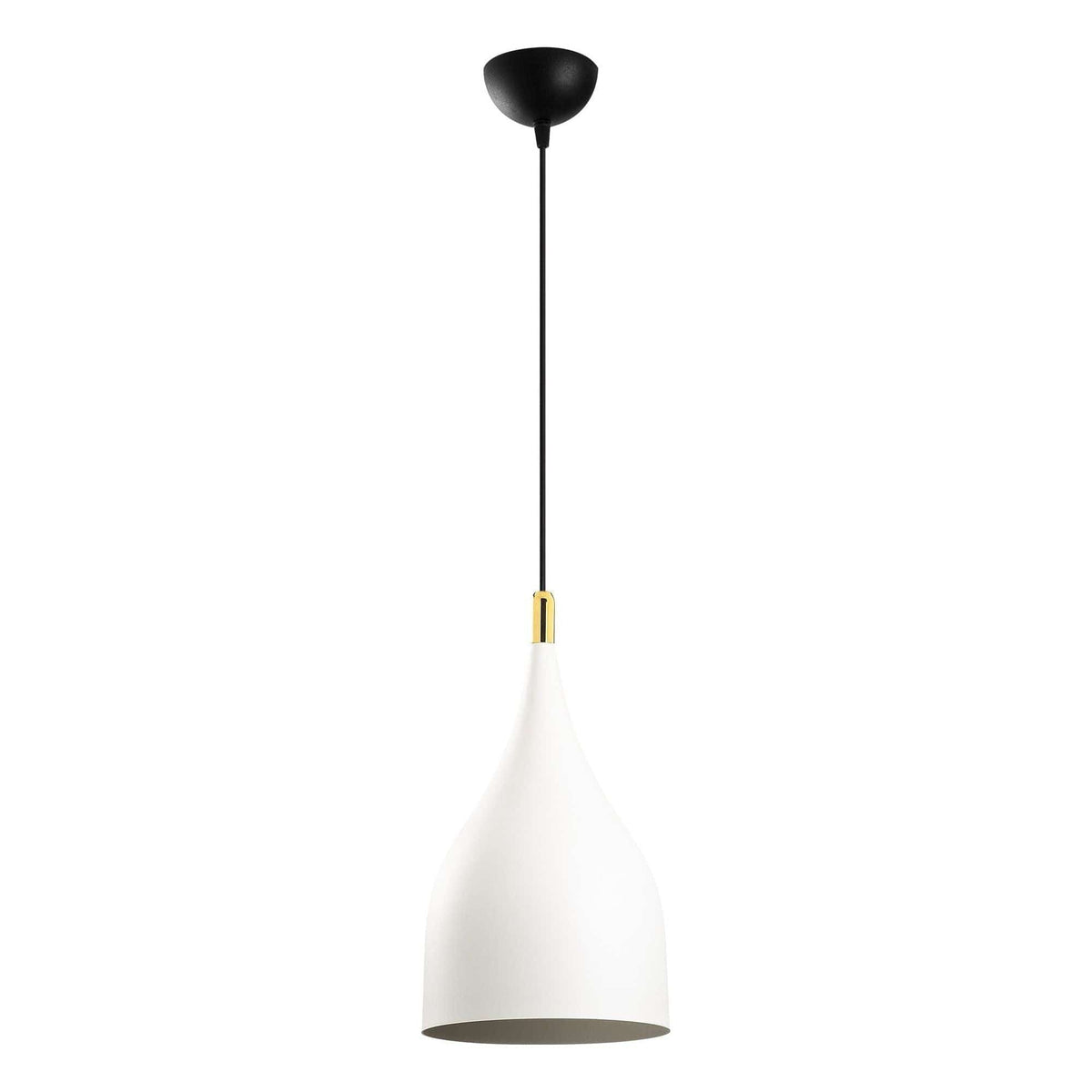 Lustra SAGLAM 3771, alb/negru, metal, 25x51-137 cm