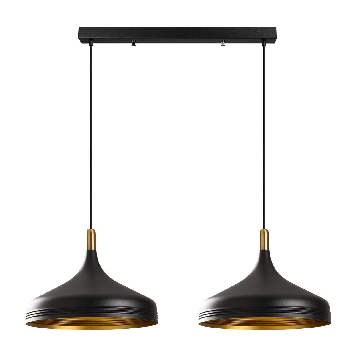 Lustra SAGLAM 3777, negru, metal, 68x36x42-132 cm