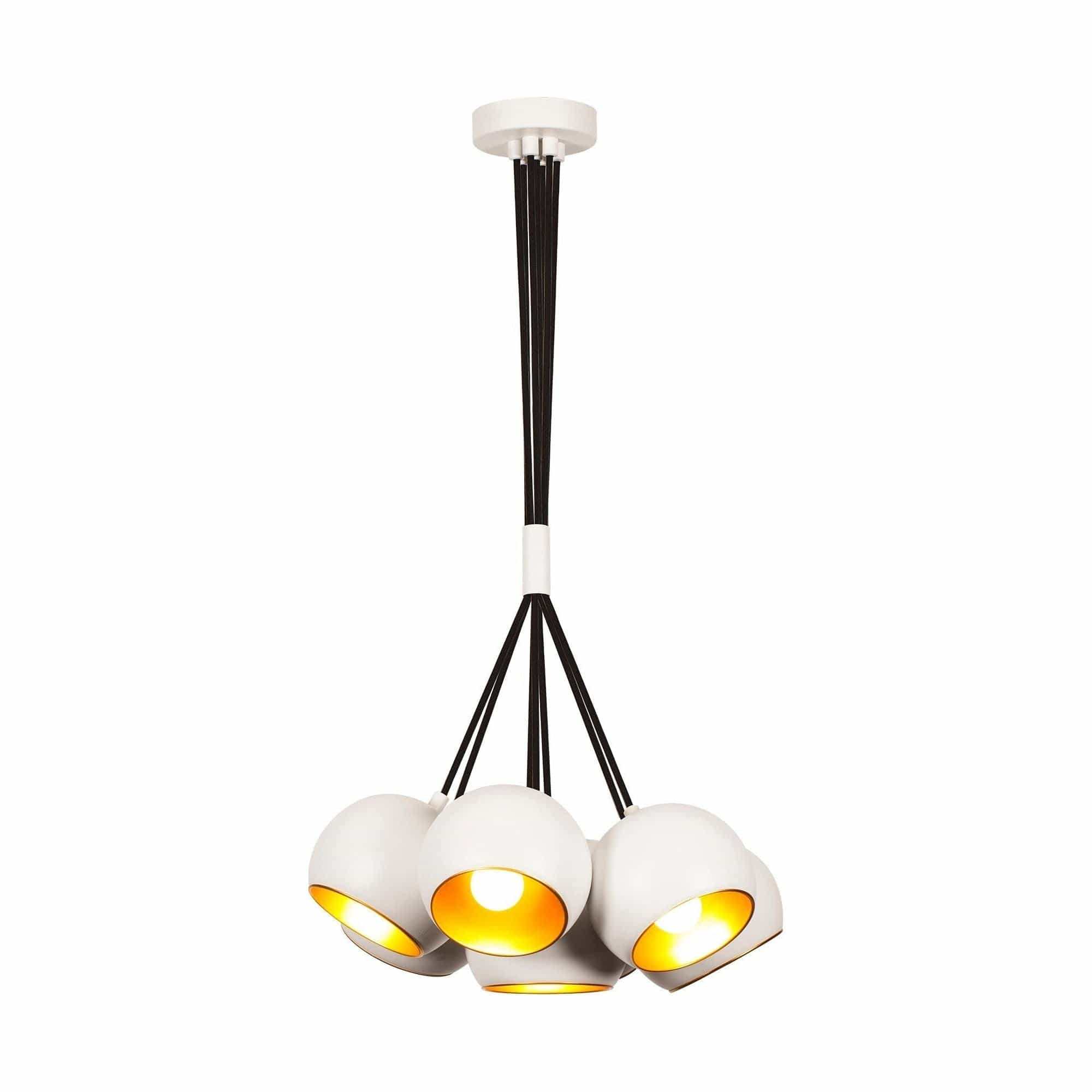 Lustra SIVANI MR-628, alb, metal, 45x108 cm