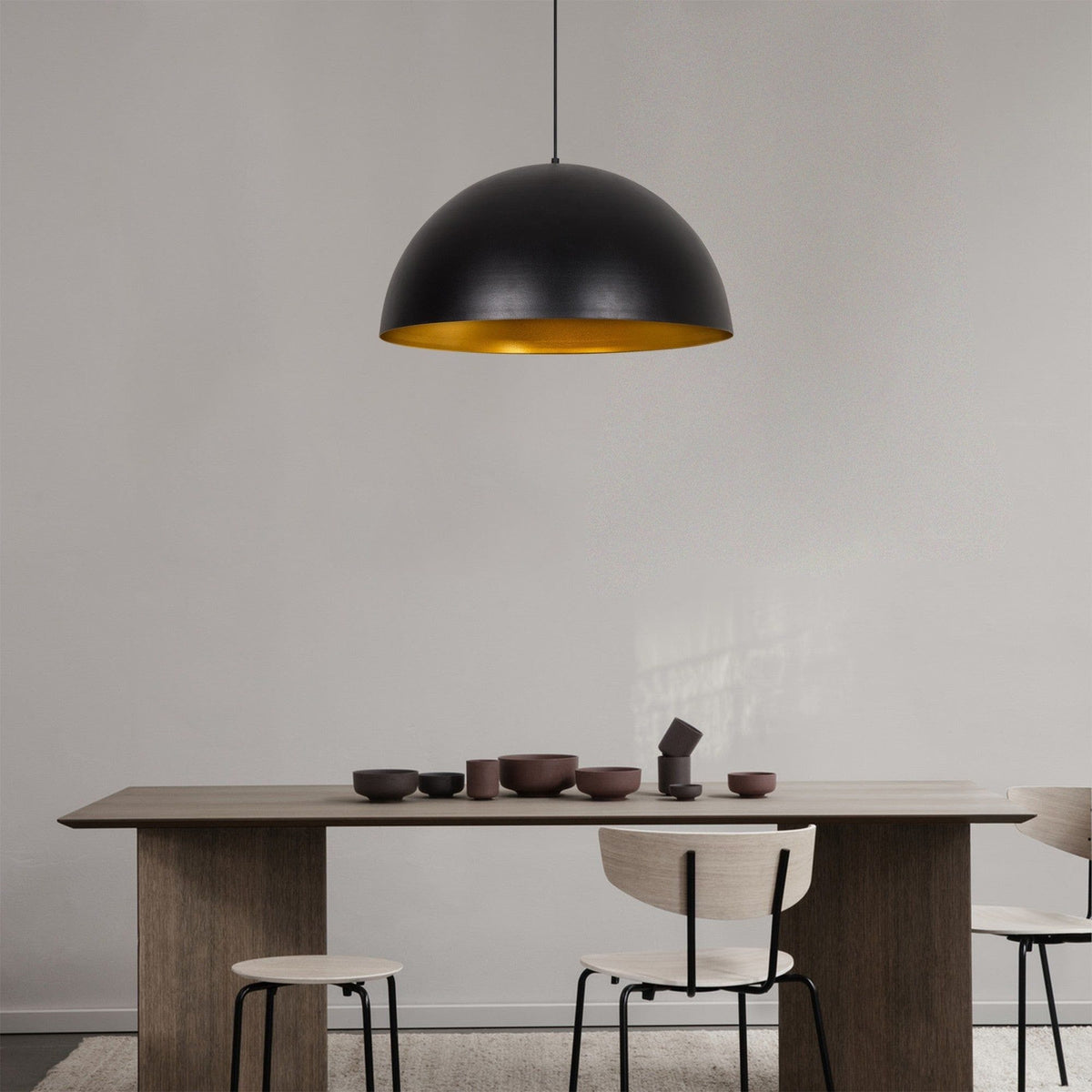 Lustra SIVANI MR - 724, negru, metal, 60x126 cm