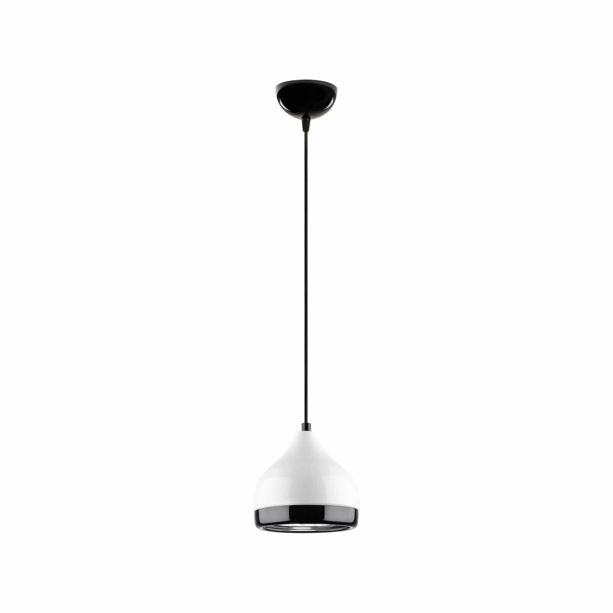 Lustra YILDO 6868, alb/negru, metal, 17x25-112 cm