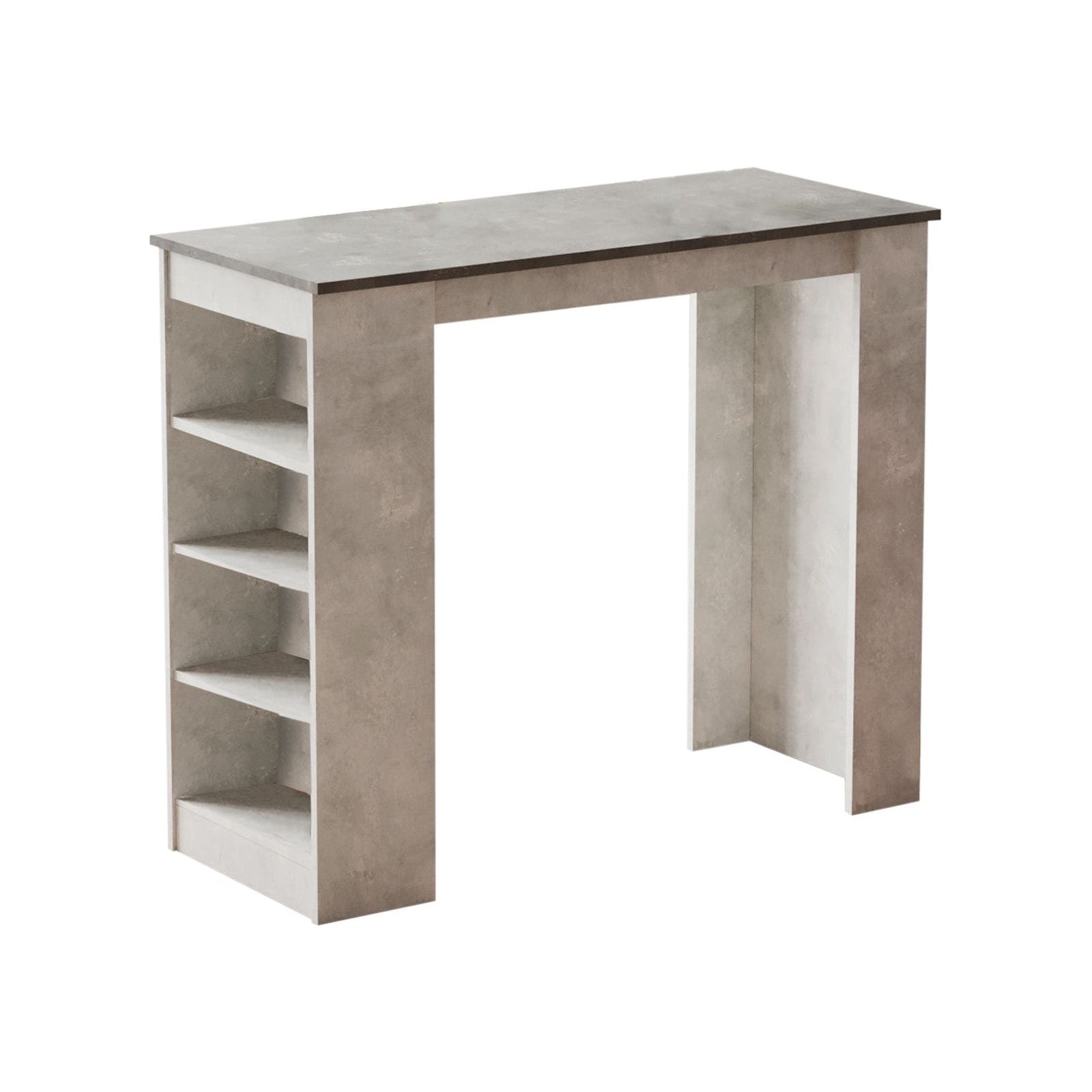 Masa bar ST1 - GT, gri, PAL melaminat, 120x52x102 cm