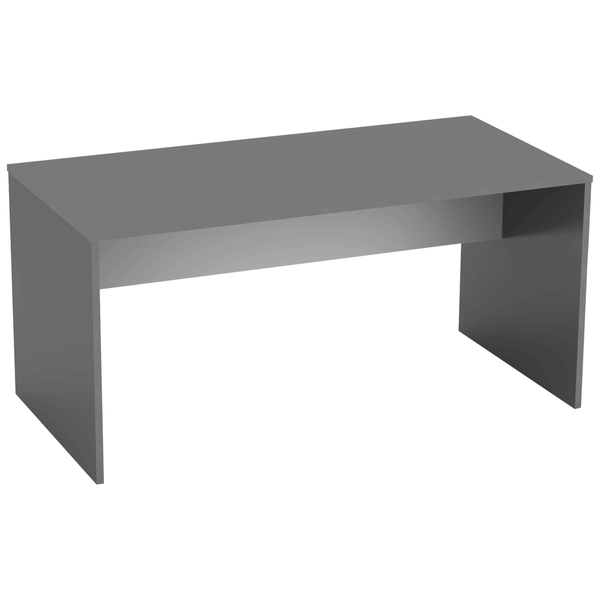 Masa birou RIOMA NEW TYP 16, gri grafit, DTD laminat, 160x80x76 cm