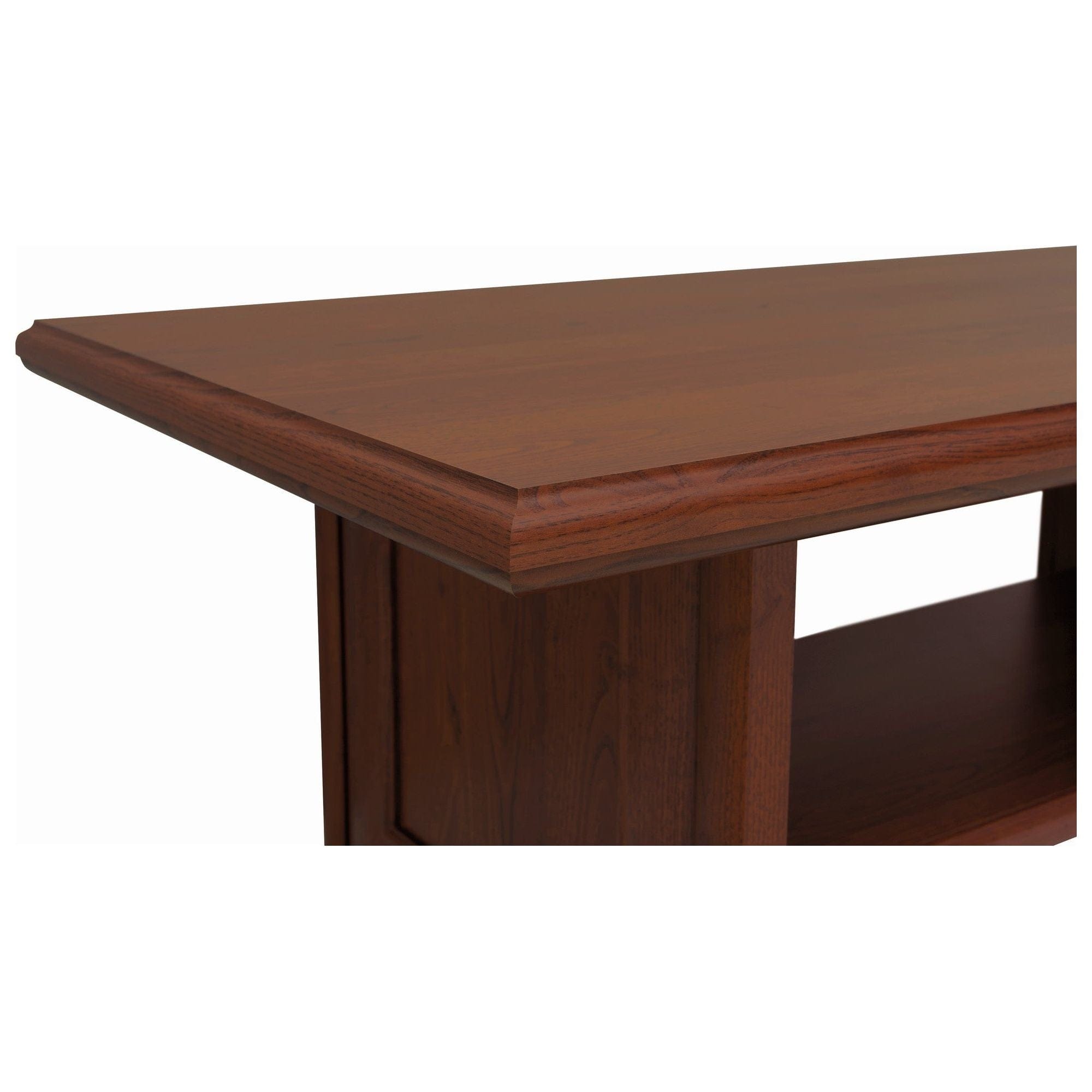 Masuta cafea KENT, castan, PAL, 130x65x52 cm