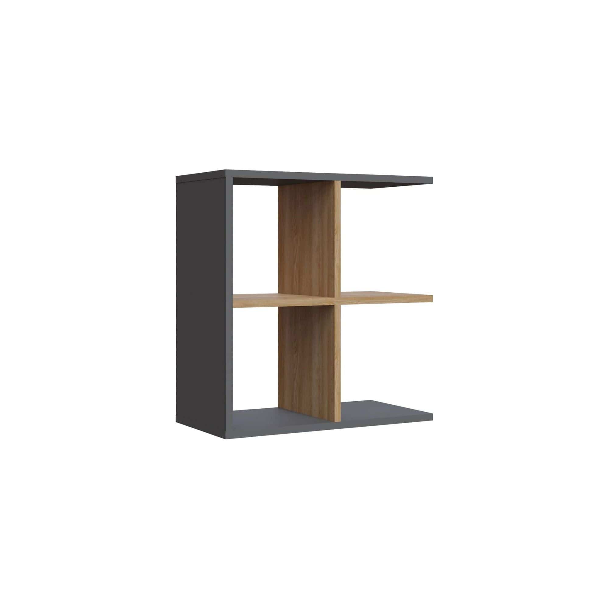 Masuta Hamlet, stejar/gri, PAL, 60x30x63 cm