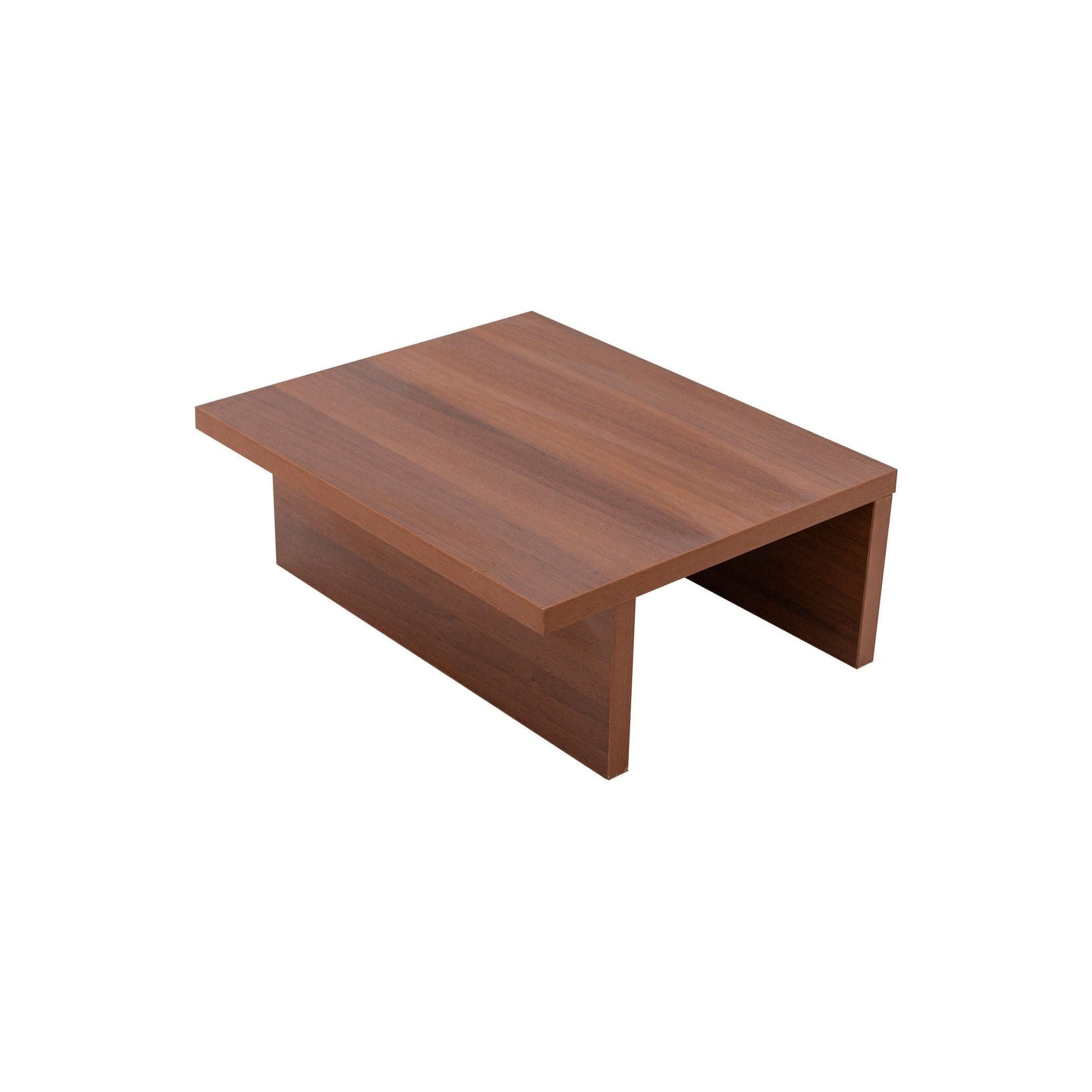 Masuta laterala VANDOR, nuc, lemn de carpen, 39x32x16 cm