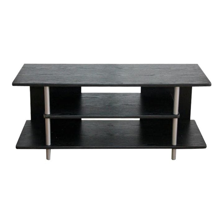 Masuta TV QUIDO, negru/argintiu, 100x40x42 cm