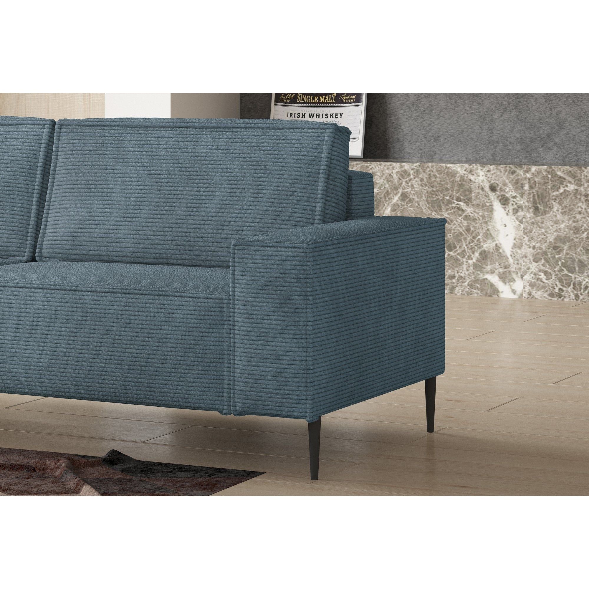 Canapea extensibila MATANO, personalizabil materiale gama Oferta Avantaj, lada depozitare, 240x103x89 cm