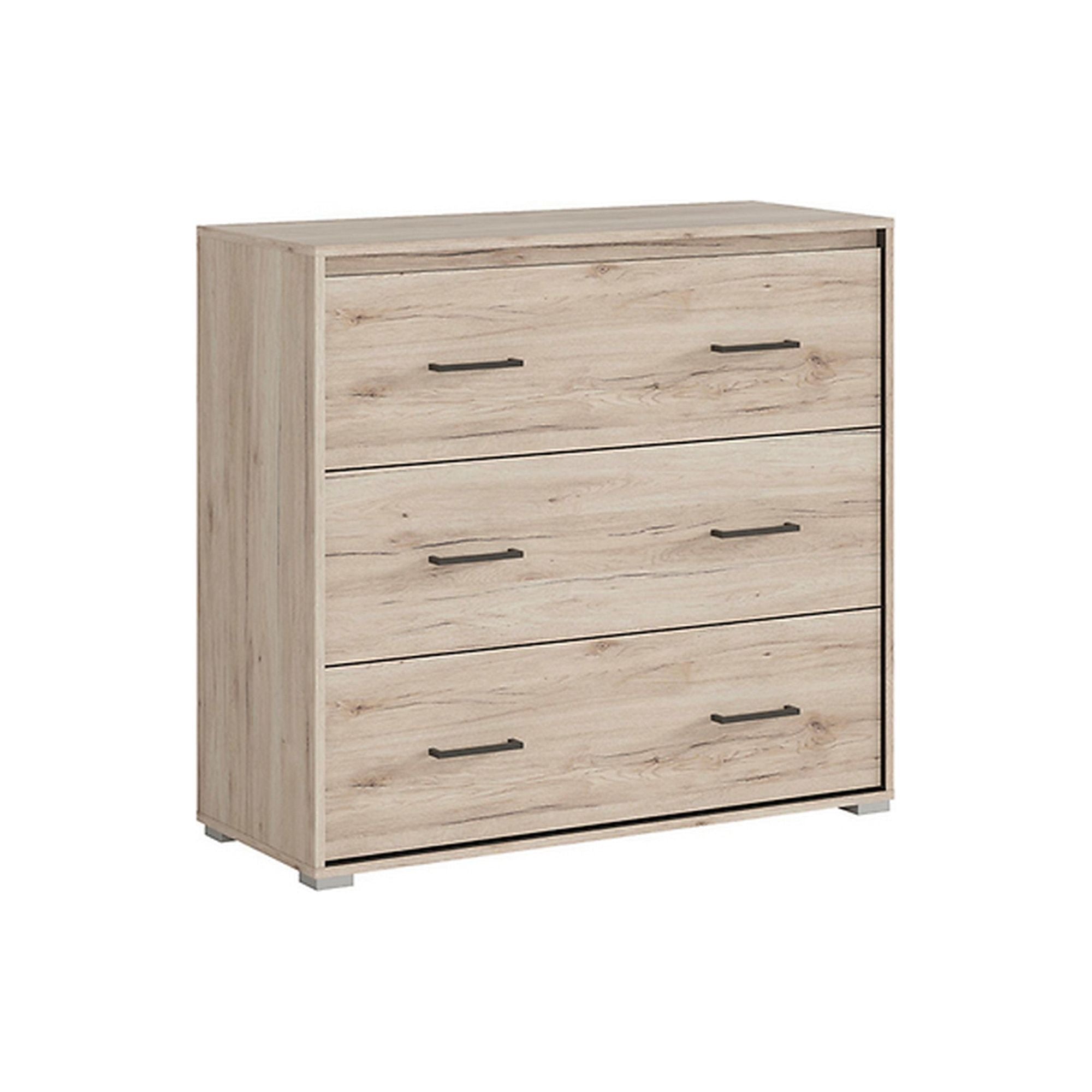 Comoda Ronse, stejar San Remo, PAL, 98x41x90 cm