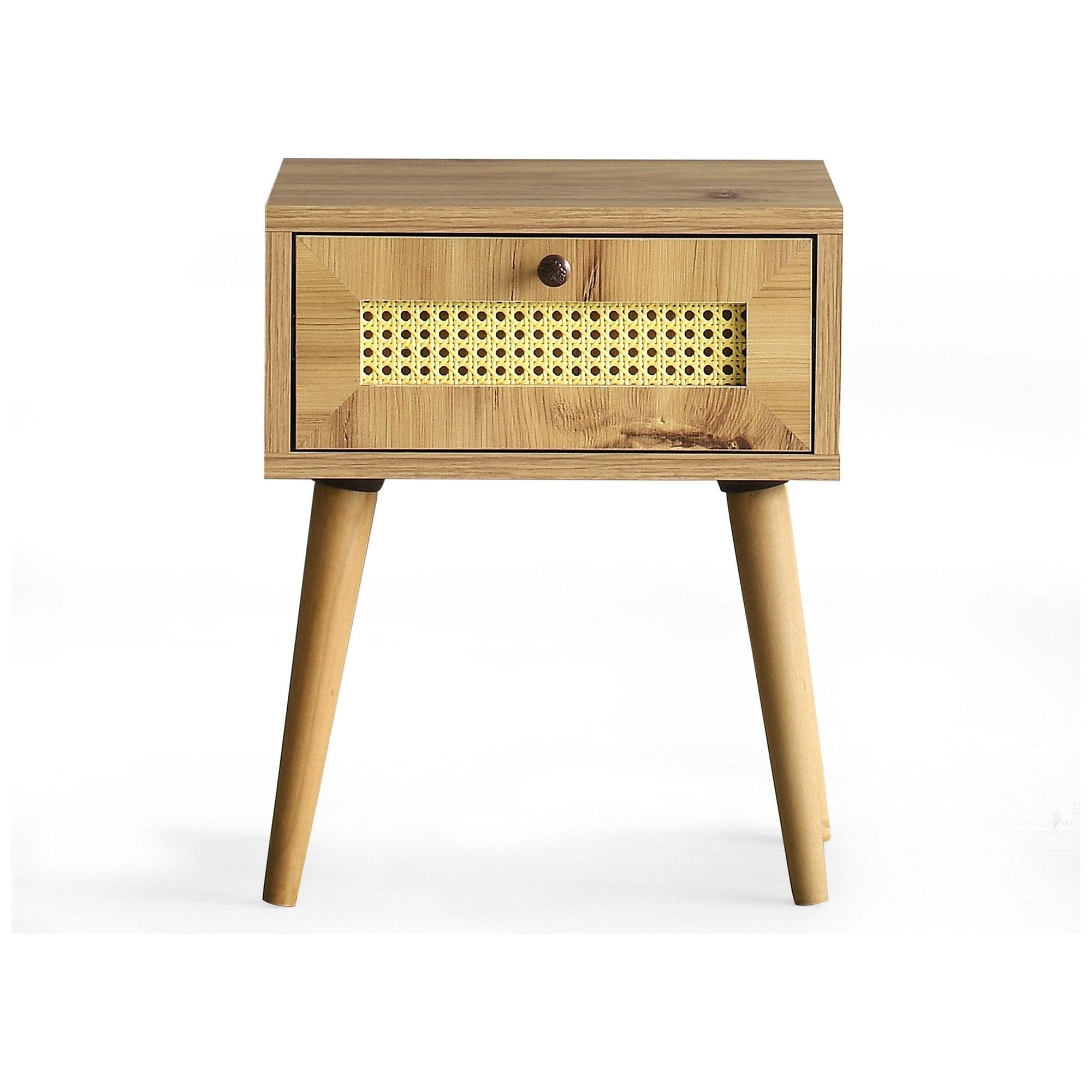 Noptiera Euromos, stejar, PAL melaminat, 40x35x50  cm