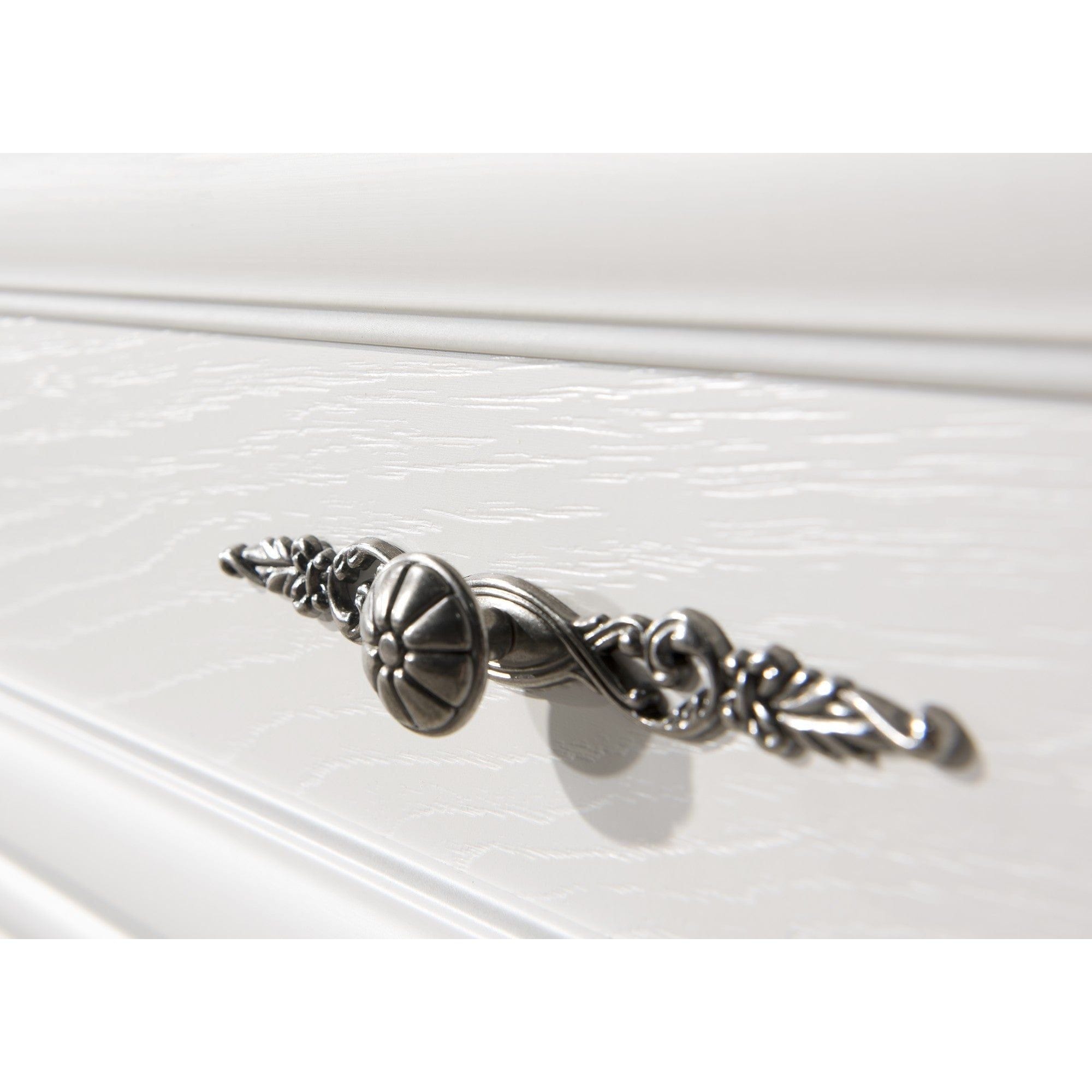 Noptiera IDENTO, alb, PAL, 55x41x47 cm