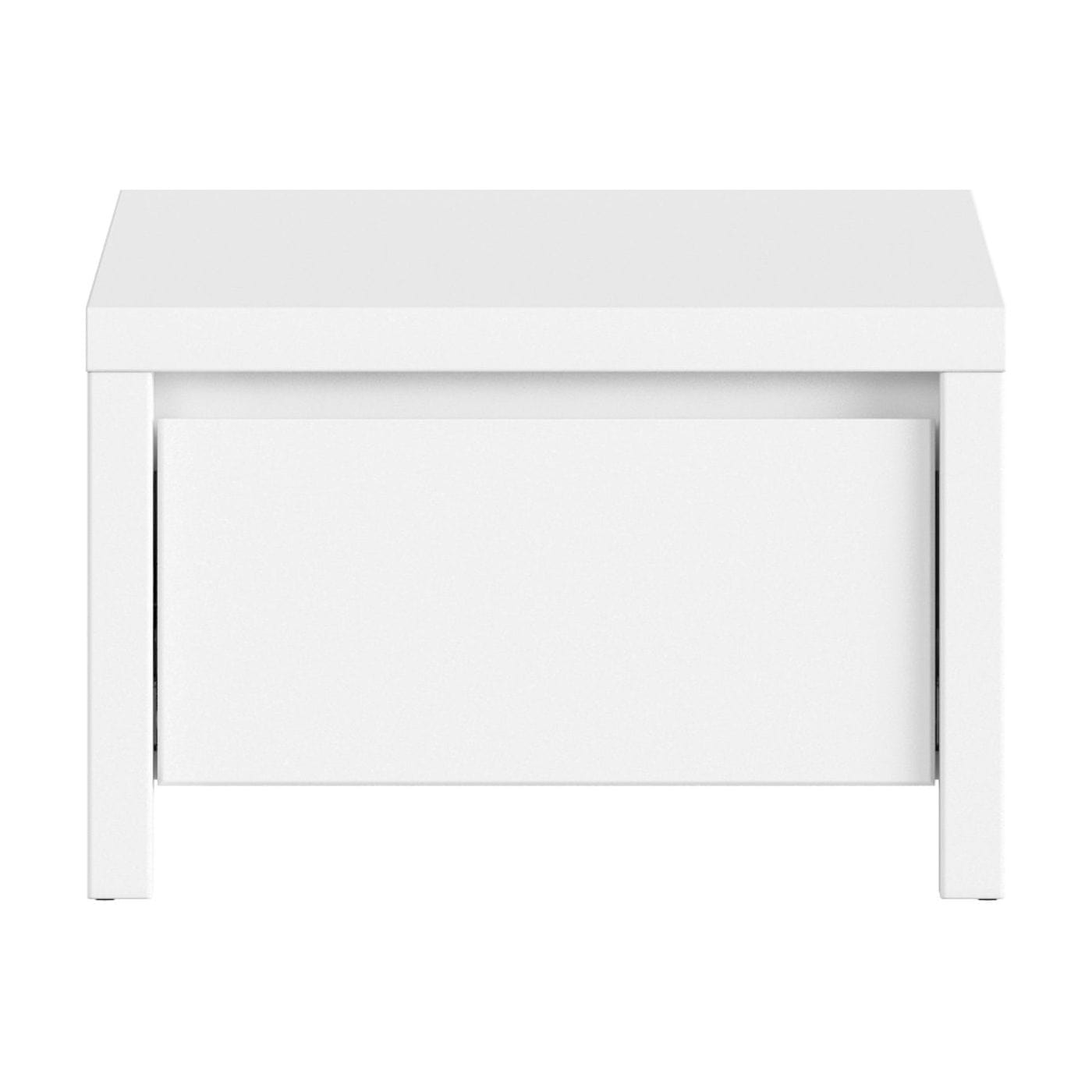 Noptiera KASPIAN, alb, PAL, 51x41x34 cm