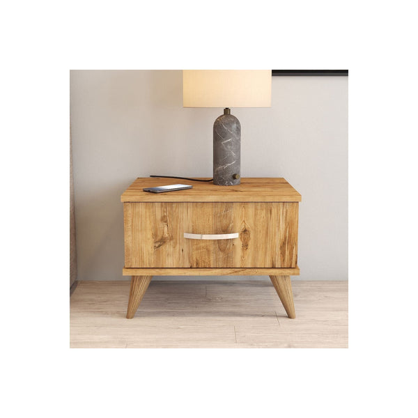 Noptiera KMD0102, stejar, PAL, 52x45x39 cm