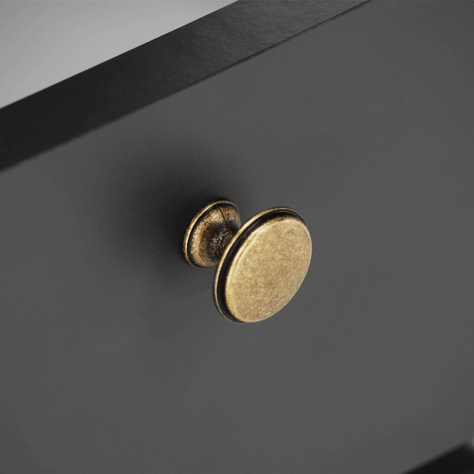 Noptiera PARIS 70302, gri antracit, DTD laminat, 44x40x59 cm