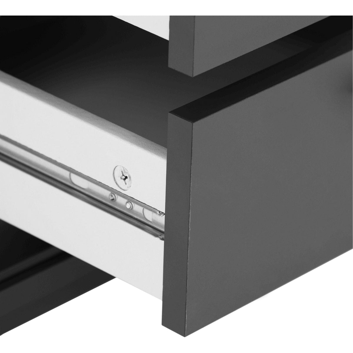 Noptiera PARIS 70302, gri antracit, DTD laminat, 44x40x59 cm