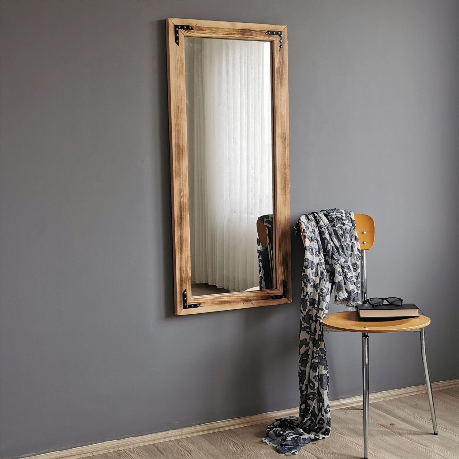 Oglinda 50110ES, pin, lemn de pin, 50x2x110 cm