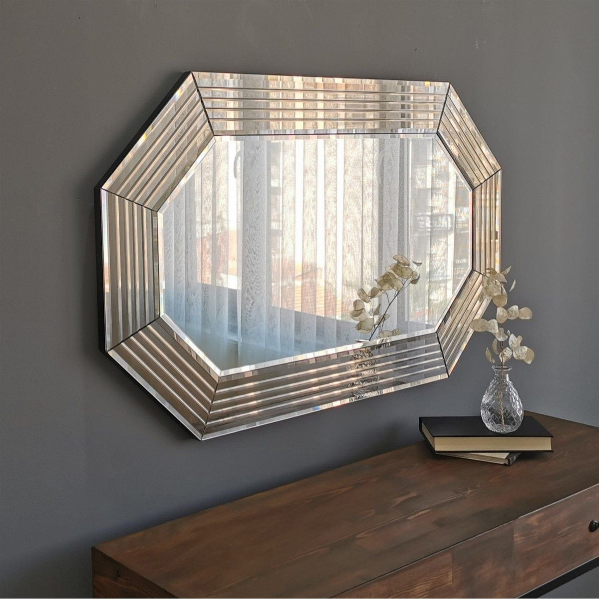 Oglinda A312Y, bronz, 100x3x60 cm