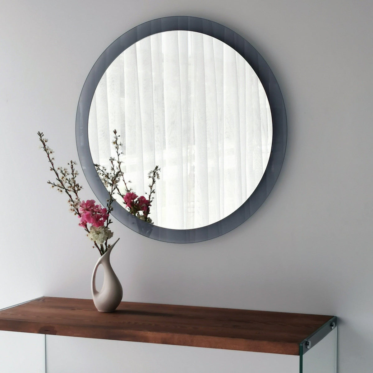 Oglinda AQUA A346, sticla securizata, 65x65 cm