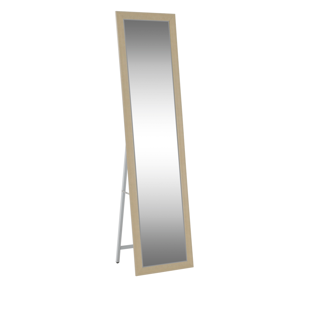 Oglinda ASUEL, bej/gri, metal/plastic, 44x150 cm