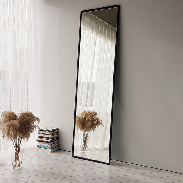 Oglinda COOL ANYA, negru, metal, 50x60x170 cm