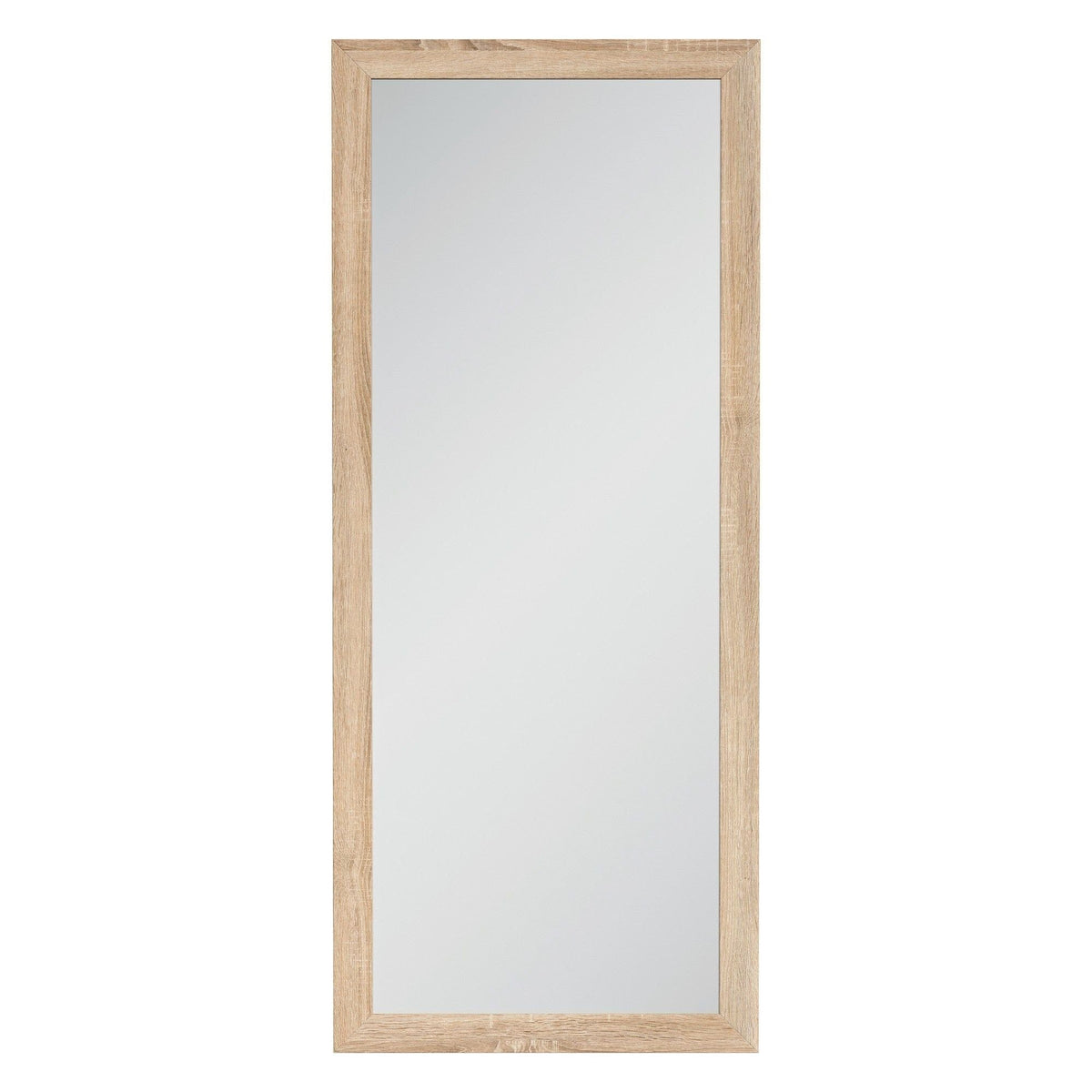Oglinda KASPIAN-LUS-50, stejar, PAL infoliat, 49x2x116 cm