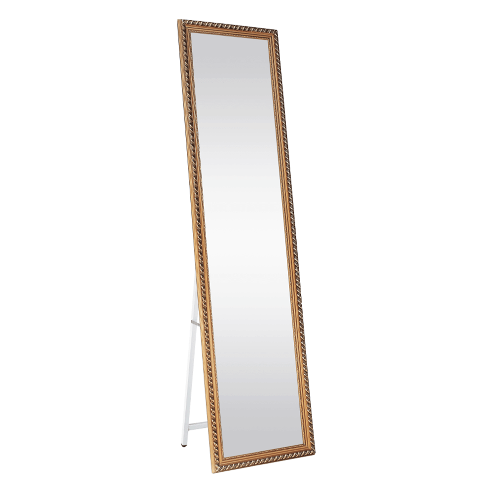 Oglinda LAVAL, auriu, metal/lemn, 40x150 cm