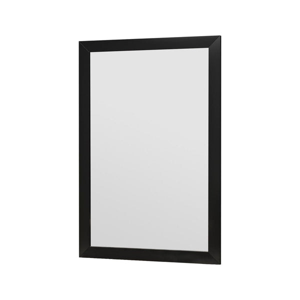 Oglinda LIPA, negru, 50x2x75 cm