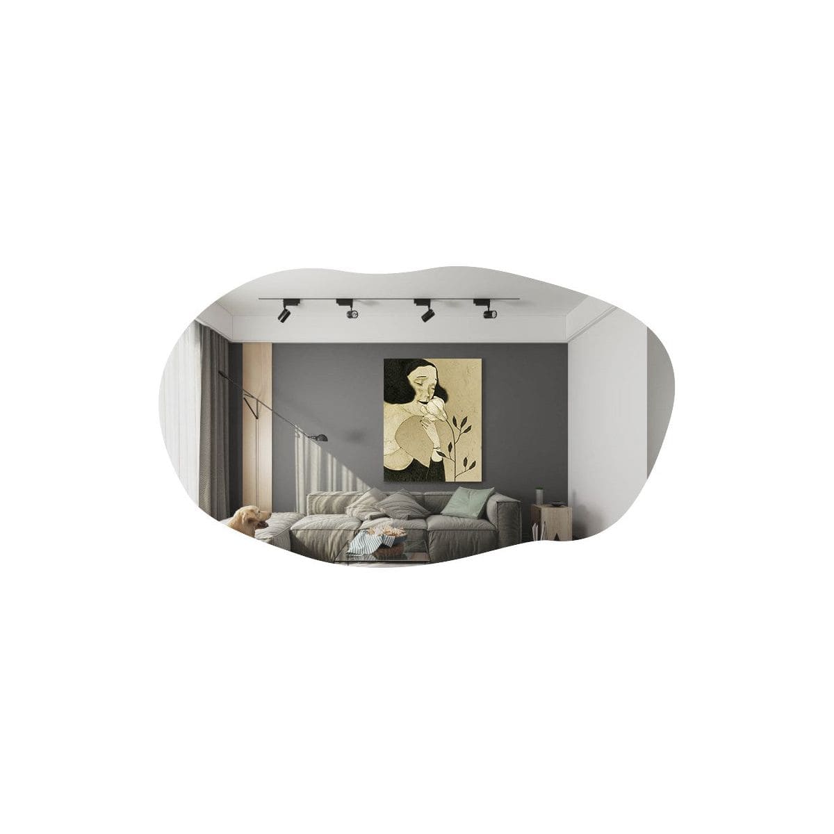 Oglinda LOSSA, 52x89 cm