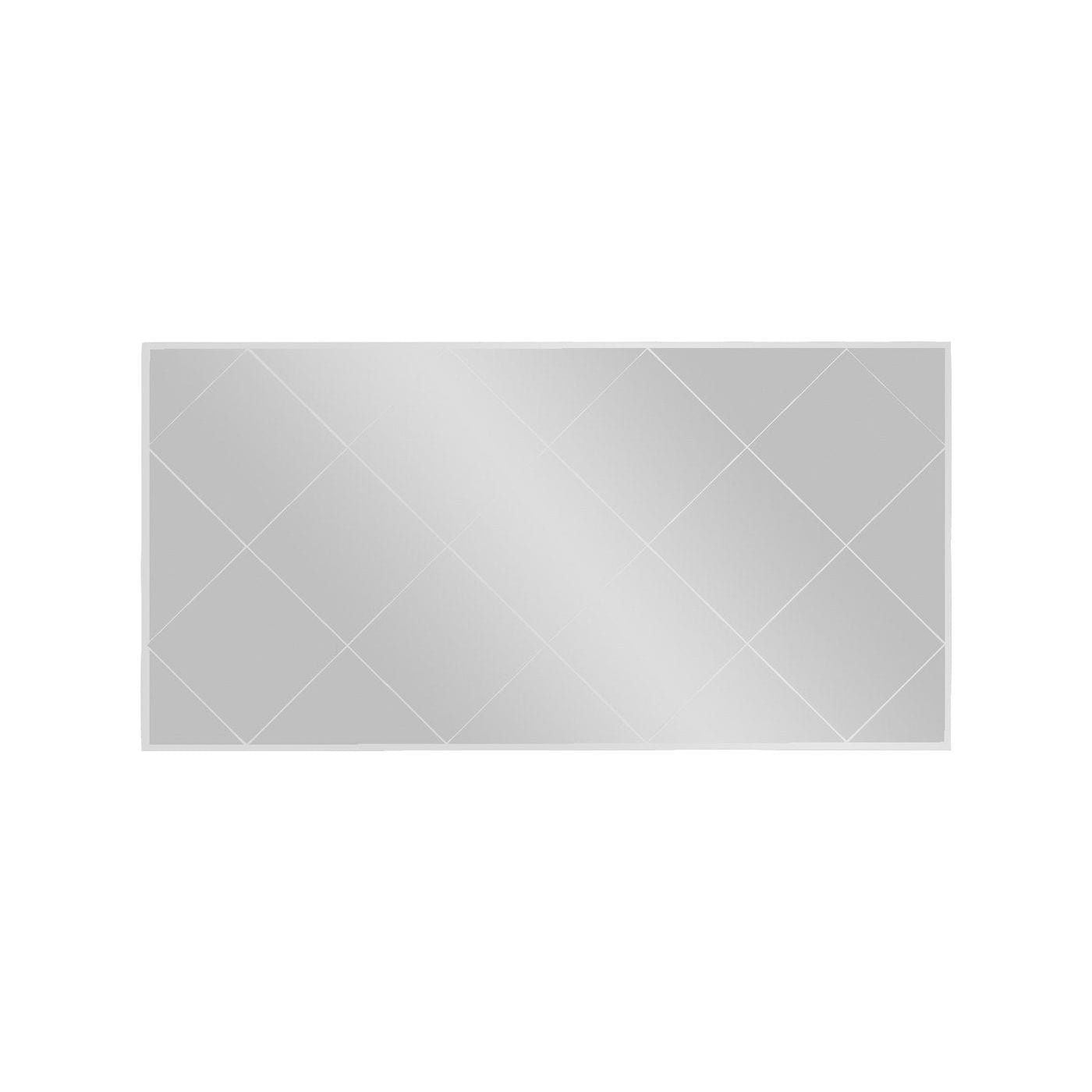 Oglinda MOFO, argintiu, 120x60 cm