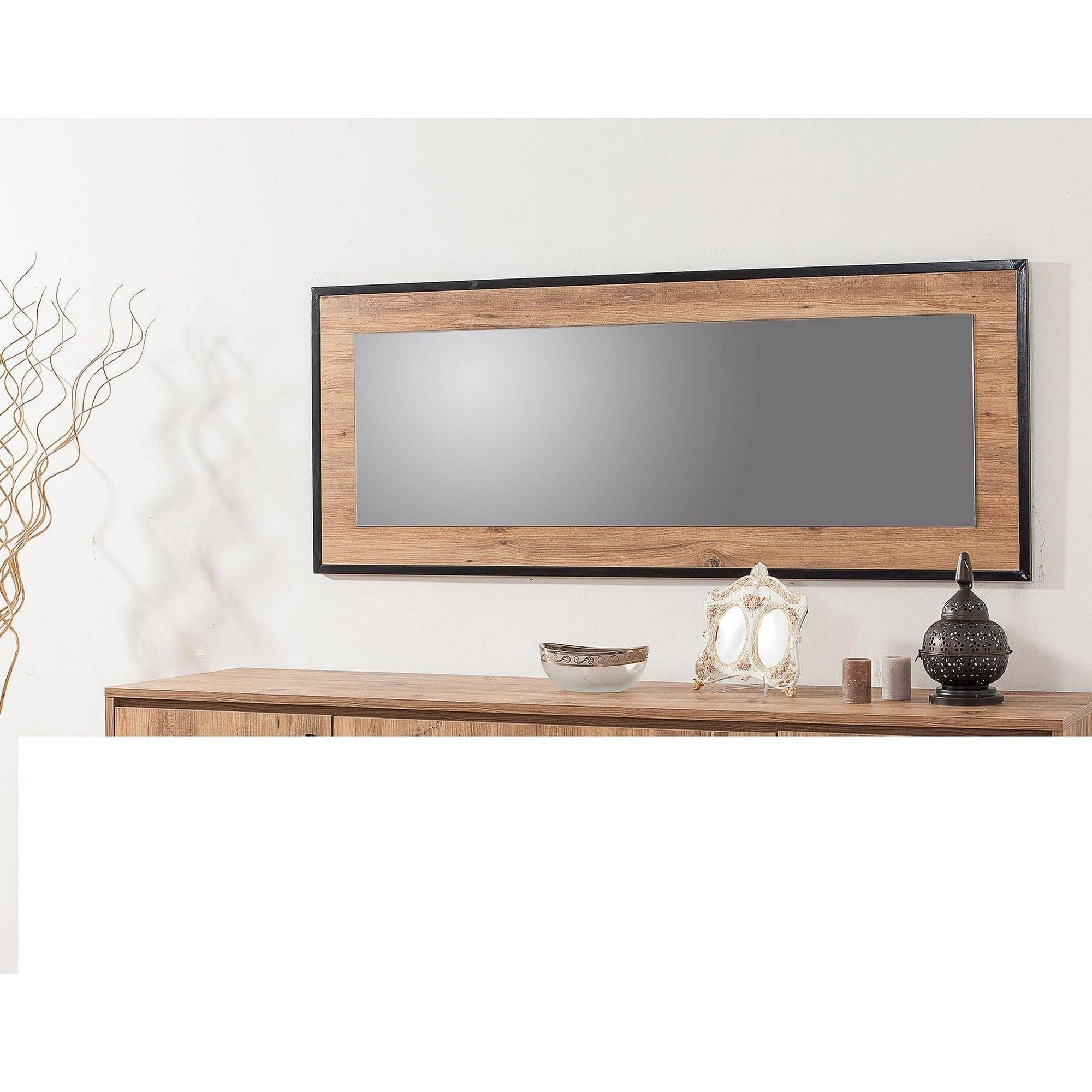 Oglinda QUANTUM IDEA 150, nuc, PAL melaminat, 150x2x60 cm