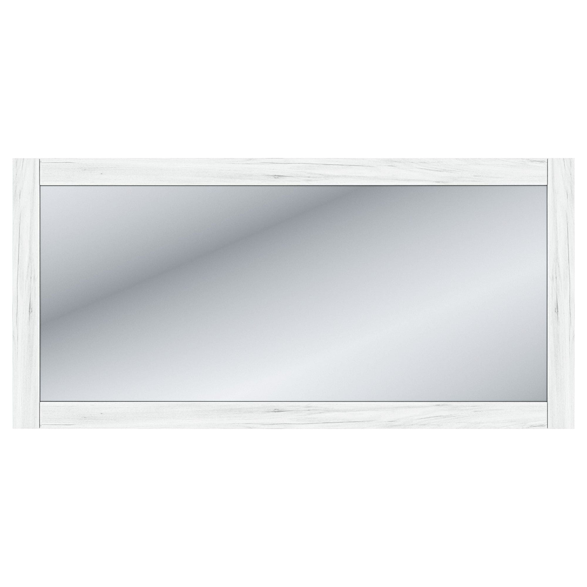 Oglinda SUDBURY W, stejar craft alb, PAL laminat, 125x2x60 cm