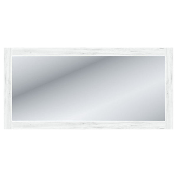 Oglinda SUDBURY W, stejar craft alb, PAL laminat, 125x2x60 cm