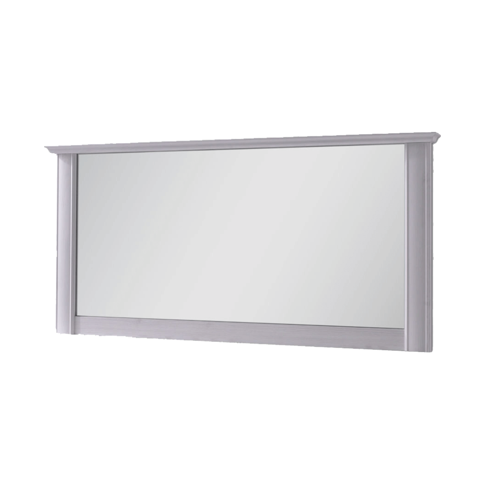 Oglinda VILAR DA22, pin alb, DTD laminat, 133x7x66 cm