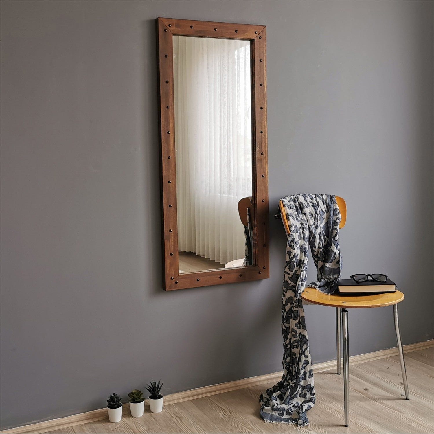 Oglinda Z50110CV, pin, lemn, 50x3x110 cm