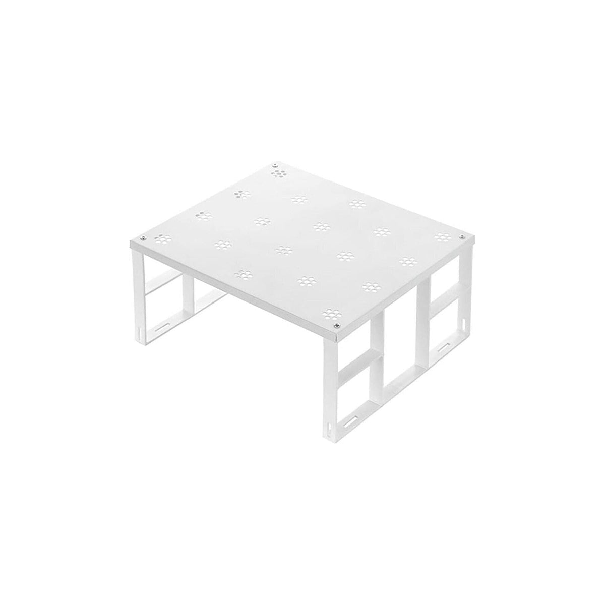 Organizator bucatarie 8100, alb, metal/plastic, 32x28x15 cm