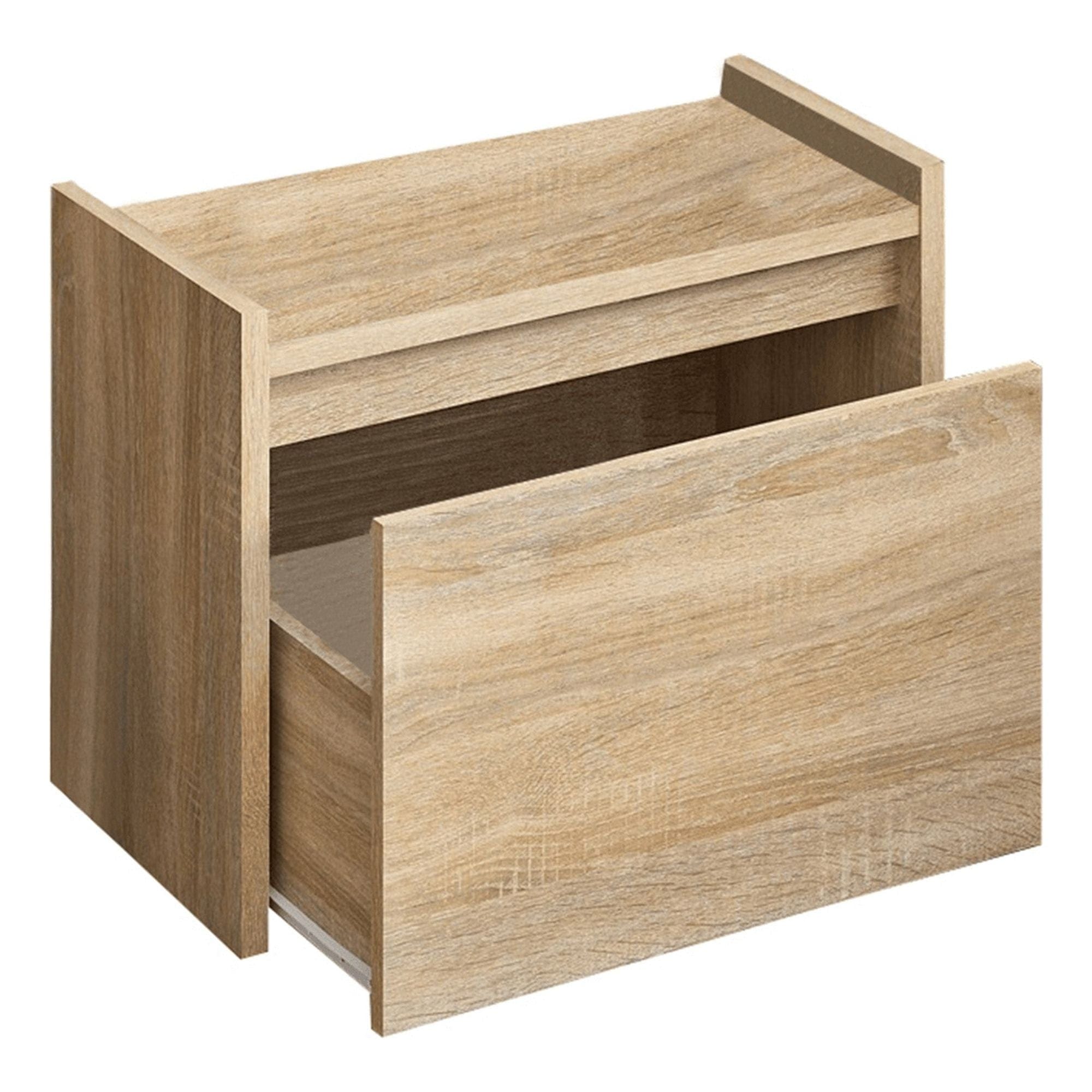 Pantofar BERGI, stejar sonoma, DTD laminat, 60x30x45 cm