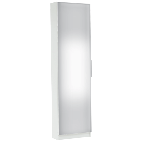 Pantofar KAPATER, alb, DTD laminat, 50x20x181 cm