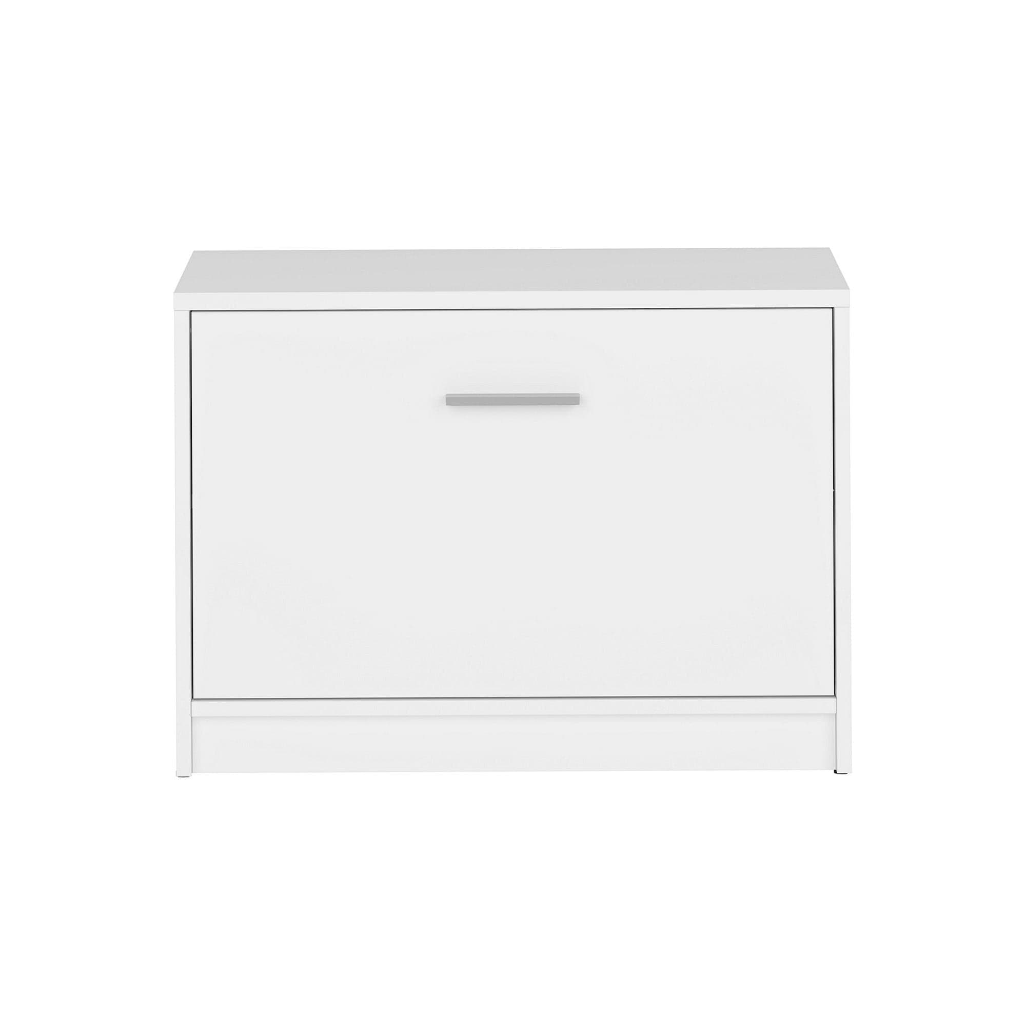 Pantofar NEPO PLUS, alb, PAL laminat, 70x34x51 cm